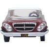 1961 Chrysler 300 Convertible (Closed Top) Cinnamon Brown Met w/White Top 1/87 (HO) Scale Diecast Model Car by Oxford Diecast - 3 of 4