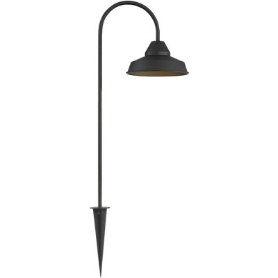 Westley Black Metal LED Landscape Pathway and Spot Light Set