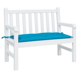 vidaXL Garden Bench Cushion Light Blue 39.4"x19.7"x2.8" Oxford Fabric - 1 of 4