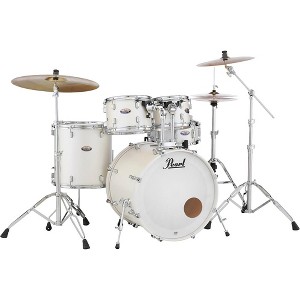 Pearl Decade Maple 5-Piece Shell Pack With 22" Bass Drum White Satin Pearl - 1 of 3