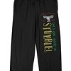 National Lampoon's Christmas Vacation "Let's Get Ready To Stumble" Men's Black Sleep Pajama Pants - 2 of 3