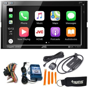 JVC KW-M855BW Compatible with CarPlay, Wireless Android Auto + SiriusXM Tuner & SWI-RC Steering Wheel Control Interface - 1 of 4