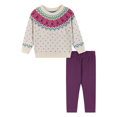 Andy & Evan  Infant  GIRLS SWEATER & JEGGING SET