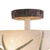 Vaxcel Lodge 2 - Light Flush Mount in  Noachian Stone - 3 of 4