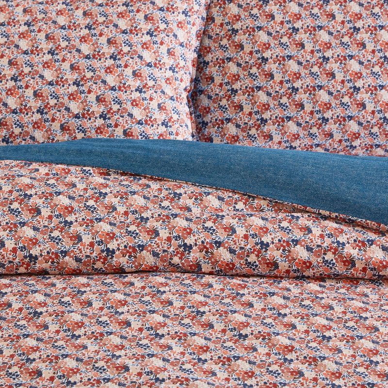 Wrangler Prairie Floral 100% Cotton Duvet Cover Set, 4 of 12