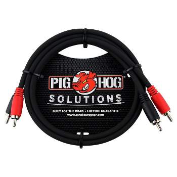 Pig Hog Solutions Dual Cable RCA to RCA