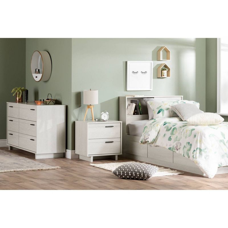 Twin Fynn Headboard with Storage - South Shore, 4 of 9
