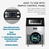 Kismile Commercial Ice Maker 48-lb Ice Storage 265-lbs. Ice Per day Cubed Ice Machine ( Stainless Steel ) - 4 of 4