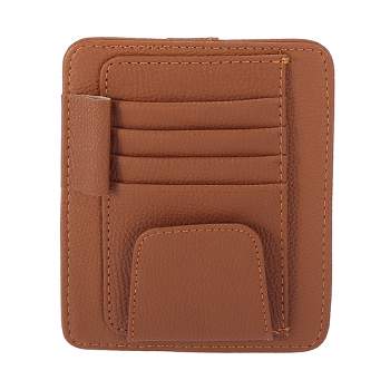 Pu Leather Car Key Case Loop Hook Coin Case Cover Wallet - Temu