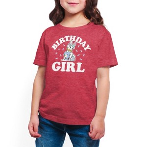 Girls' - Disney - Birthday Girl Daisy Short Sleeve Graphic T-Shirt - 1 of 4
