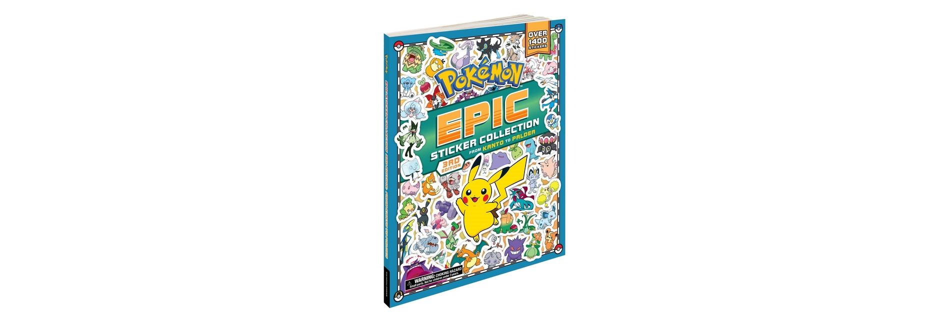 Pokémon Epic Sticker Collection 3rd Edition: From Kanto to Paldea - (Pokemon Epic Sticker Collection) by  Pikachu Press (Paperback)