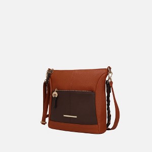 MKF Collection Nala Vegan Color-block Leather Women’s Shoulder Bag by Mia K - 1 of 4