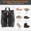 Unique Bargains Waterproof Outdoor Travel Portable Shoes Bags with Zipper 5 Pcs - 3 of 4