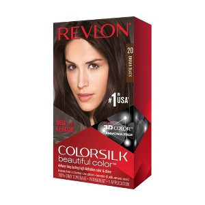 Revlon Colorsilk Beautiful Permanent Hair Color - Brown/Black - 1 Kit