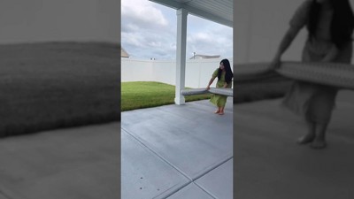 4' x 6' Black and Light Gray Geometric Synthetic Area Rug