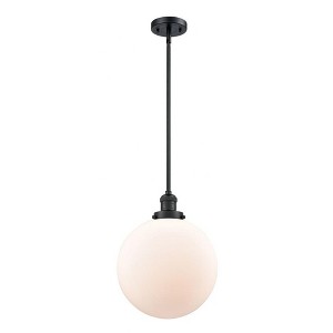 Beacon - 1 Light Stem Hung Mini Pendant In Industrial Style-15 Inches Tall and 12 Inches Wide - 1 of 1