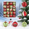 20-Pack Shatterproof Christmas Ball Ornaments, 6CM/2.36" Small Baubles with Strings for Xmas Tree, Holiday & Party Decor - 3 of 4