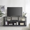 68 Inch Charcoal Gray TV Stand - Henn&Hart - 4 of 4