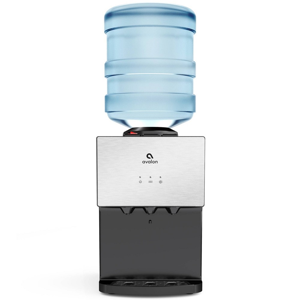 Photos - Water Filter Avalon Top Loading Water Dispenser With Child Safety Lock - Stainless Steel 