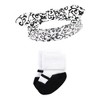 Hudson Baby Infant Girls Headband and Socks Set, Princess, 0-9 Months - 3 of 4