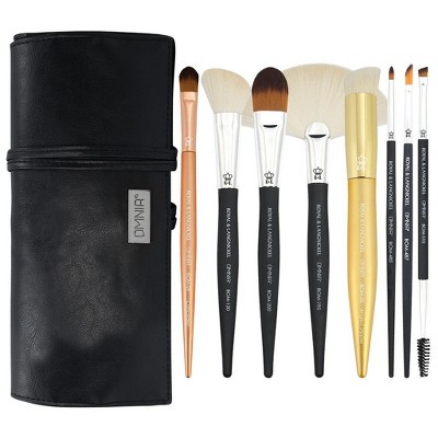 OMNIA® Brush Artist Favorites, Lizbeth Williamson, 9pc Makeup Brush Set with Wrap