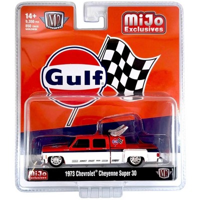 M2 Machines 1973 Chevrolet Cheyenne Super 30 Dually Squarebody Gulf Hobby Exclusive