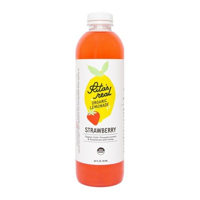 Rita's Real Organic Strawberry Lemonade - 32 fl oz