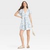 Women's Flutter Short Sleeve Woven Mini Skater Dress - Universal Thread™ - 3 of 3