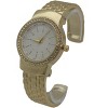 OLIVIA PRATT TEXTURED AND RHINESTONE DETAL BANGLE WATCH - 3 of 4