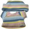 Doll Clothes Superstore Pastel Rainbow Stripe Sweater and Hat Set for 17.5 cm Labubu Dolls - 4 of 4