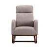 TOAOTBNBO Recliner Rocking Chair with Two Side Pocket, Cozy Lazy Arm Chair with High-density Sponge Rocking Accent Chair for Rest Room - 2 of 4