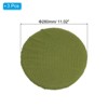 Unique Bargains Round Washable Elastic Bar Seat Cover for Dia 11"-16" Chair 3 Pcs - 2 of 4