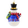 Huras Family 6.5 Inch Cheerful Snowman From Candy Cane Lane Hand-Painted Keepsake Tree Ornaments - 4 of 4