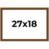 PosterPalooza | Flat Gold Picture Frame - UV Acrylic, Backing Board, Hanging Hardware Included - 2 of 4