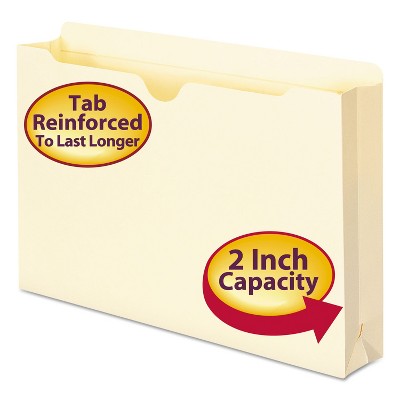 Smead Manila File Jackets 2-Ply Top 2" Exp Legal 11 Point Manila 50/Box 76560