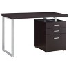 Brennan 3 Drawer Office Desk with Reversible Cabinet - Coaster - 3 of 4