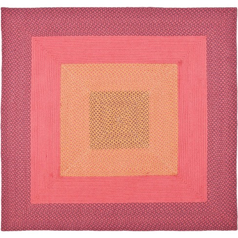 Safavieh Braided Collection BRD316A Handwoven Multicolored Area Rug (3' x  5') : : Home