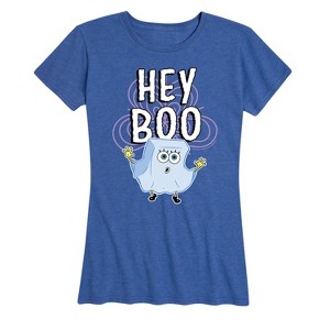 Women's - SpongeBob SquarePants - Hey Boo Short Sleeve Graphic T-Shirt - 1 of 4