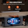 VEVOR Benchtop Spiral Jointer, 8-Inch, 2HP with 10000 RPM, Featuring an 18-Blade Spiral Cutterhead, Extendable Arm to 6.5'', Grey - 4 of 4