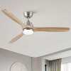 BestParts 52 Inch Ceiling Fan, Lighted Ceiling Fan with Remote Control, 6-Speed ​​Reversible Motor, Farmhouse Style, Solid Wood - 2 of 4