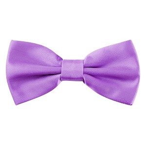 Allegra K Men's Pre-tied Solid Adjustable Classic Tuxedo Wedding Bow Ties - 1 of 4