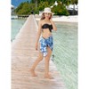 HAPPY BAY Women's Summer Beachwear Sarong Bikini Wraps Swim Skirt Wrap Bathing suit Swimwear Swimsuit Beach Coverups for Women One Size Blue, Tie Dye - 3 of 4