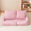 NicBex Folding Lazy Floor Sofa Convertible Sofa Bed Backrest Adjustable in 18 Positions Comes with 2 Soft Pillows - 2 of 4
