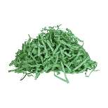 1ct Crinkle Metallic Paper Shred Green - Spritz™