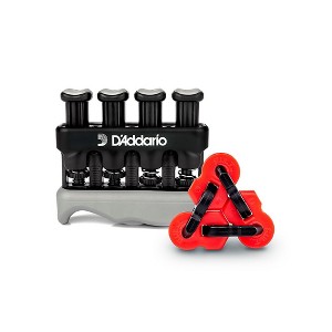 D'Addario Varigrip and FiddLink Bundle Hand Exerciser Combo Pack Black - 1 of 1