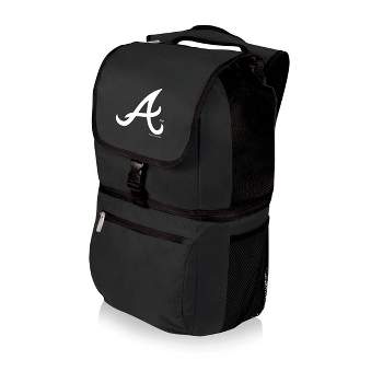 MLB Atlanta Braves Zuma Backpack Cooler - Black