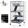 Gulches 45in H x 21in W x 21in D SkyTower Small Pet Cage White 1 Pack Ferret Chinchilla Livestock Supplies Product type - 3 of 4