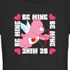 Juniors Womens Care Bears Valentine's Day Love-a-Lot Bear Be Mine T-Shirt - 2 of 4