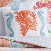 Sunset Bay - Seahorses Decorative Pillow - Levtex Home - 2 of 3