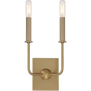 Savoy House Avondale 2 - Light Wall Light in  Warm Brass - 1 of 1
